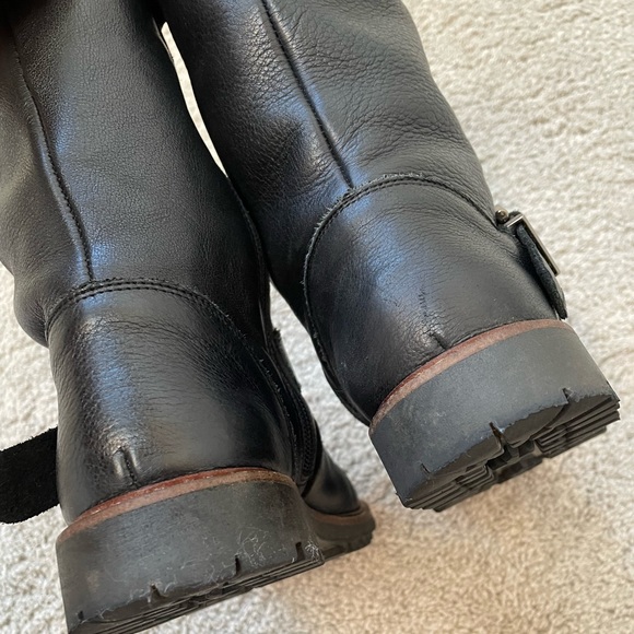 Bonpoint leather moto boot. Size 32 - Picture 7 of 10
